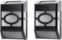 4PIECES Solar Yard Wall Lights Outdoor Waterproof Solar LED Lighting Tool