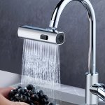 1PC Multifunctional Faucet Adapter Faucet Bathroom Washbasin Faucet Sink Faucet Replacement Accessories Home Essential + 5PCS Fa