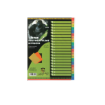 A4 Polyprop Divider 1-20 Color Dafrique