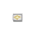 Composable Classic Link Rhombus Etched Detail