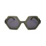 Hex Primo Sunglasses In Clear Dark Grey - Large
