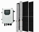 D7 – 2200W Hybrid Ac dc Solar Borehole Water Pump Max Head 255M-MAX Vol 5200L H