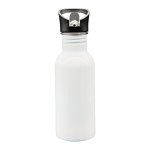 650ML White Stainless Steel Aqua Plus Water Bottle
