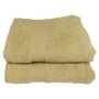 Elegant Zero Twist Hand Towels 380GSM Semolina 2 Pack