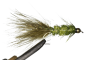 Scientific Fly Woolly Bugger Olive Gold Brass Bead 14