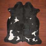 Aas Grade Cow Hide 1047 Black white XL - Extra Large Black white Panelled