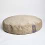 Cord Velour Dog Bed - Khaki / Large