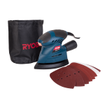 Ryobi Mouse Sander Kit 130W 11PCE Accessories MS-130