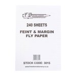 Fly Paper A4 Ruled F m Ream- 240 Sheets