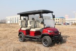 Dach Apollo Luxury Rugged Golf Cart Red With White Seats For