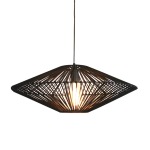 Ufo Rope Pendant Light Black