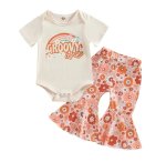 Groovy One Romper And Floral Bellbottoms