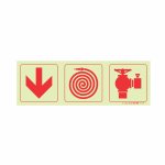 Parrot Photoluminescent 190MM F7 Safety Sign