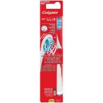 Colgate 360 Optic Sonic Battery Power Toothbrush With Tongue And Cheek Cleaner Soft White 1 Count