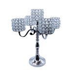 5 Piece 38CM Crystal Candle Holder SGN471