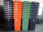Refuse Bin On Wheels 240L Charcoal - Noag& 039 S Market