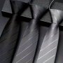 1PC Men's Wedding Tie Classic Zipper Tie Business Formal Tie