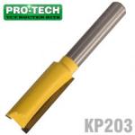 PRO-TECH Straight Bit 3 8' 9.5mm X 1' 25.4mm Two Flute 1 4' Shank