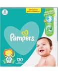 Pampers Anti-rash Shield Taped Size 4+ 10-15 Kg 120 Nappies Lotion With Aloe