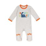 Boys Dino Novelty Interlock Sleepsuit
