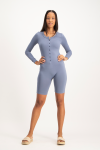 Evie Sleep Romper - Flintstone - S