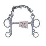 Pelham Mullen Mouth With Curb Chain 4.5" A6.19