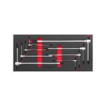 : 8PC 3-WAY T-handle Hex Wrench Set 2-10MM - T20795