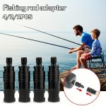 4 2 1PCS Carp Fishing Connector Pod Quick Release Connector Easy To Install To Bank Aluminum Alloy Rod Stick Bite Alarms Fishing