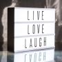 My Favorite Lightbox – A4 Cinematic Light Up Sign Box