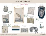 Cot Duvet Bedding Ocean Fantasy Whale
