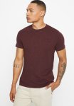 Vintage Logo Emb Tee - Deepest Burgundy Grit