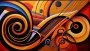 Canvas Wall Art - African Rhythm Abstract Painting - B1096 - 120 X 80 Cm