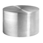 Super Shiny COFFEE TABLE DRUM – Stainless Steel – FURT005