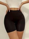 1PC Solid Lace Boyshorts Elegant Comfy Breathable Stretchy Intimates Panties Women's Lingerie & Underwear