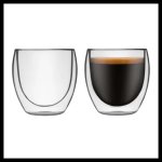 250ML Cappuccino Glasses Double Walled Clear
