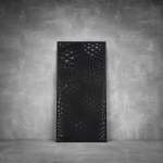 Laser Cut Screen - Design 092 - 2000 X 1000 X 20 Matt Black Outdoor