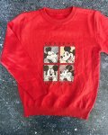 Current Mood Red Mickey Mouse Sweater 11Y