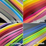 36 Colors 180PCS Quilling Paper Assorted Mixed Color Origami Paper Width 3 5 7 10MM Handmade Artwork Flower Diy Supplies