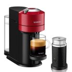 Nespresso Vertuo Next & Aeroccino Milk Frother Bundle – Cherry Red