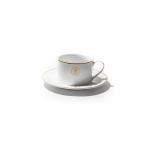 - Gold Rimmed Cup & Saucer