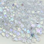 Daiyifiy 450PCS Acrylic Beads Ab Crystal Star Beads Heart Beads For Jewelry Making Diy Bead Bracelet Necklace Earrings Transpare