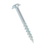 Kreg Zinc Pocket Hole Screws 38 Mm 1.50& 8 Coarse Thread Mx Loc 250CT