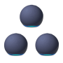 Amazon - 3 X Echo Dot 5TH Gen Deep Sea Blue Parallel Import