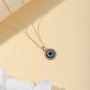 Devil's Eye Pendant Necklace For Women Blue Eye Pendant Good Luck Necklace