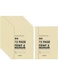 72 Pages A4 College Books F m Speckled Pack Of 10