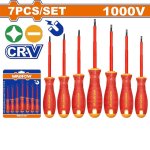 7 Piece Insulated Screwdriver Set WSS7407