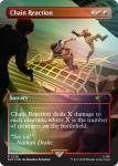 Chain Reaction Rainbow Foil Secret Lair Drop Series - Damaged Foil