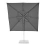 Side Umbrella Replacement Cover Dark Grey 290CMX290CM