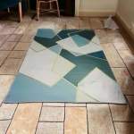 Smte 200CM X 150CM Modern 3D Geometric Design Carpet rug A16 With Keychain