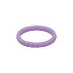 Women's Silicone Stackers - Diamond Pattern - Lavender 10